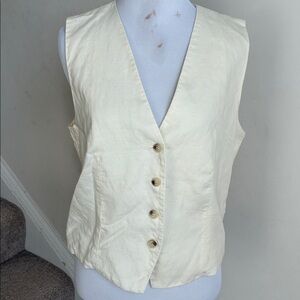 Zara Linen Vest